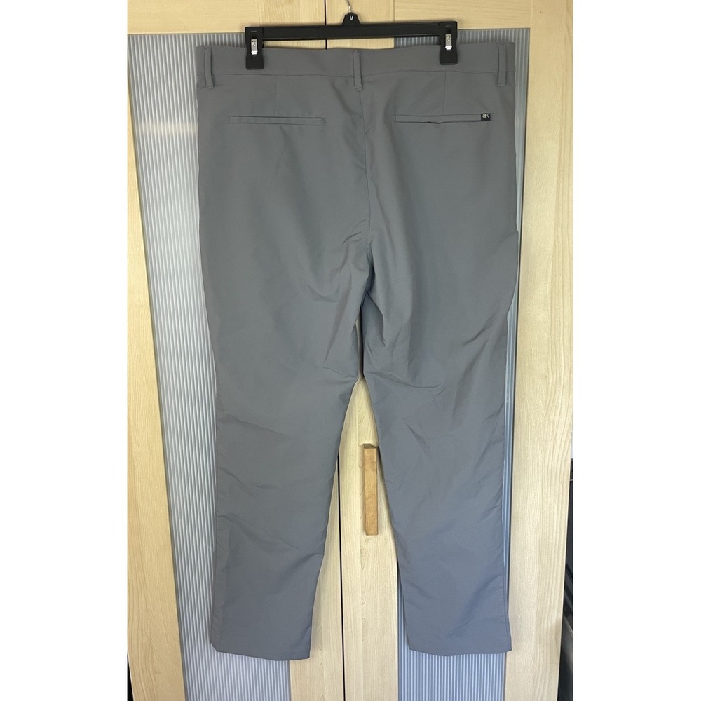 Banana Republic Men's Performance Stretch Golf Casual Office Gray Pants Travel - Picture 5 of 7